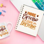 Organiser + cup More espresso less depresso