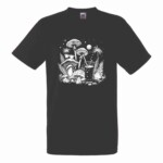Men's cotton T-shirt Mushrooms